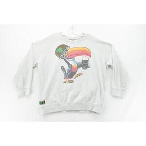 Notre Dame Fighting Irish Guinness Toucan Graphic Sweatshirt Gray Size Large